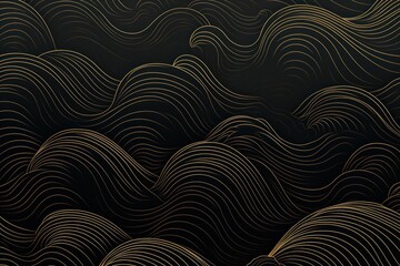 Chinese wave pattern wallpaper