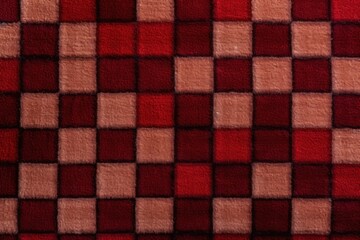 Red no creases, no wrinkles, square checkered carpet texture, rug texture 