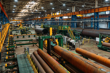 Modern seam pipe factory production line