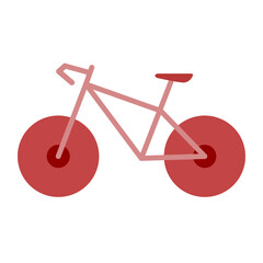 Bicycle icon in filled, thin line, outline and stroke style.