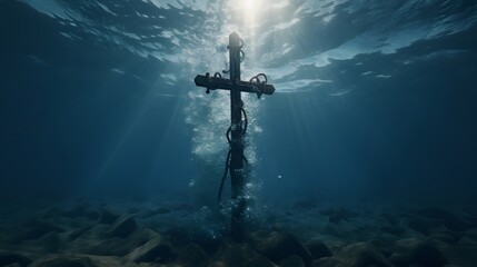 The Cross Ended Up In The Seabed