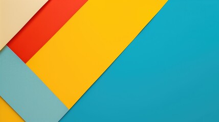 Bright colored blocks in geometric arrangement on a background