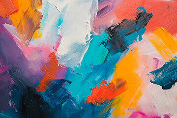 abstract background of colorful gouache, with a look of mystery and intrigue