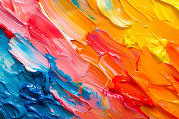 abstract background of colorful paint, with a look of hope and optimism