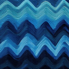 Fototapeta na wymiar Sapphire zig-zag wave pattern carpet texture background