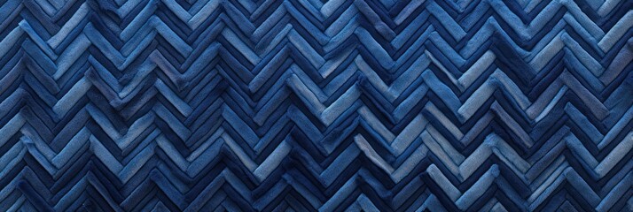 Sapphire zig-zag wave pattern carpet texture background