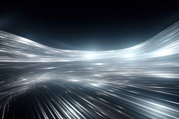 Silver Futuristic Data Stream Abstract Background