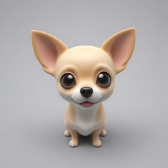Dog 3D sticker vector Emoji icon illustration, funny little animals, dog on a white background