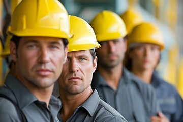a concerned man steps out of line at a worker motivation speech 