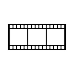  Black Icon Cinema Entertainment Vector Illustration 