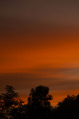 colorido atardecer 