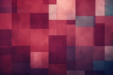 Maroon simple abstract patterns on the wall - obrazy, fototapety, plakaty