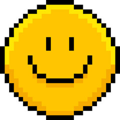 Obraz premium Pixel Smile Emoticon