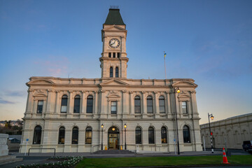 Fototapeta na wymiar District Council building. Oamaru, Otago, New Zealand.
