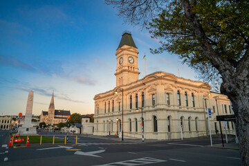 Fototapeta na wymiar District Council building. Oamaru, Otago, New Zealand.
