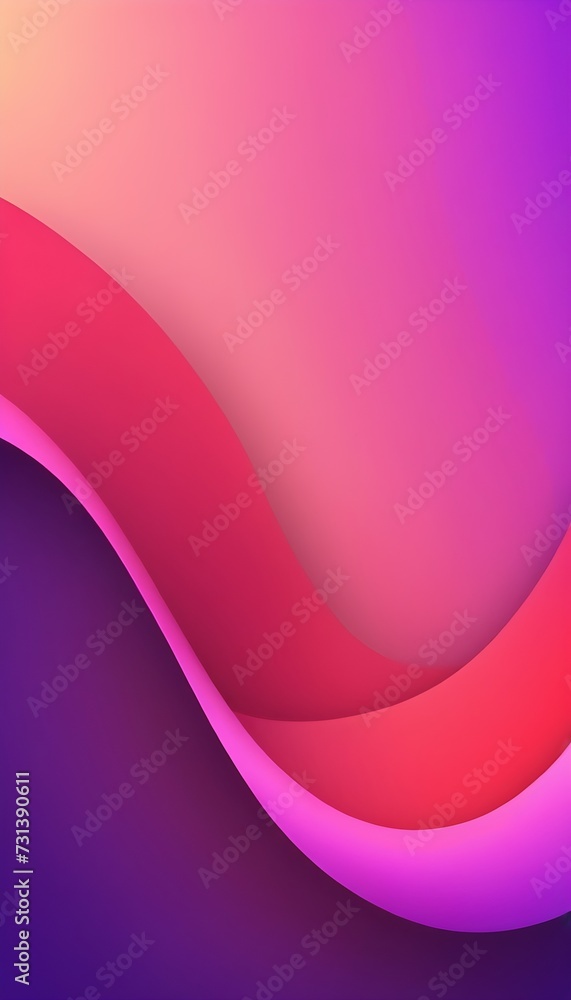 Poster abstract background with smooth shapes