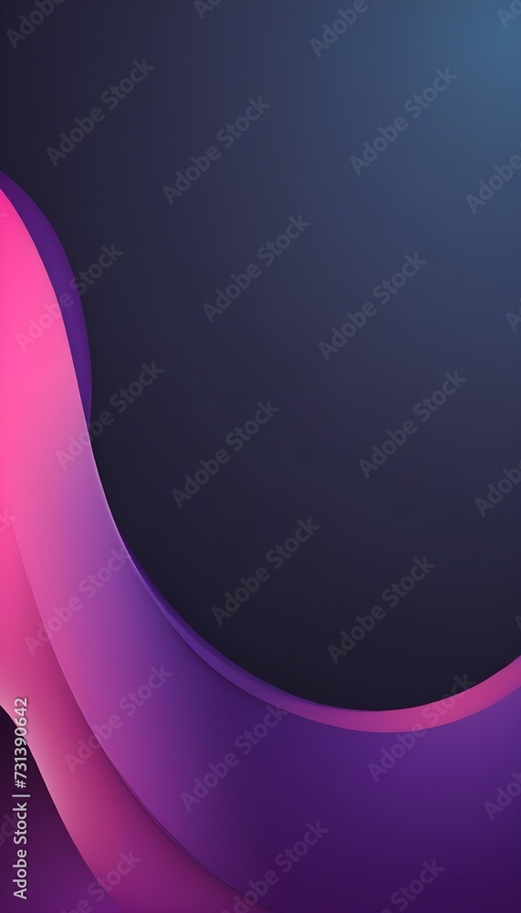 Poster abstract background with smooth shapes