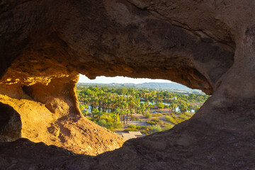 Hole in the rocks, Papago park, Phoenix Arizona