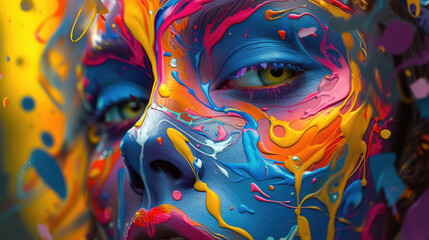 Art - Colorful girl