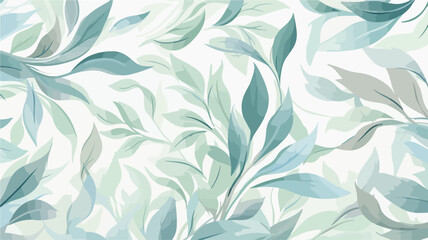 Beautiful floral motif. Leaves intertwined.