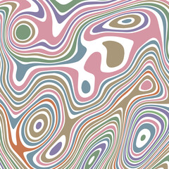 ABSTRACT ILLUSTRATION MARBLED TEXTURE LIQUIFY PSYCHEDELIC PASTEL SOFT COLORFUL DESIGN. OPTICAL ILLUSION BACKGROUND VECTOR DESIGN