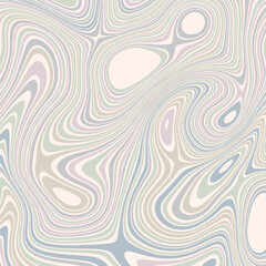 ABSTRACT ILLUSTRATION MARBLED TEXTURE LIQUIFY PSYCHEDELIC PASTEL SOFT COLORFUL DESIGN. OPTICAL ILLUSION BACKGROUND VECTOR DESIGN