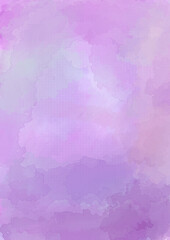 紫色の水彩模様の背景素材