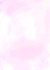 ピンク・桃色の水彩模様の背景素材
