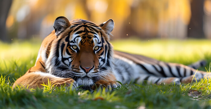 Tiger In Nature Captivate your audience with the breathtaking allure of Tiger In Nature