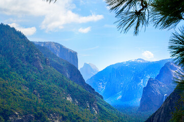 Yosemite national park, California usa, Tunnel View
