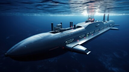 Advanced propulsion submarine
