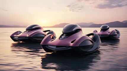Ai guided electric jet skis