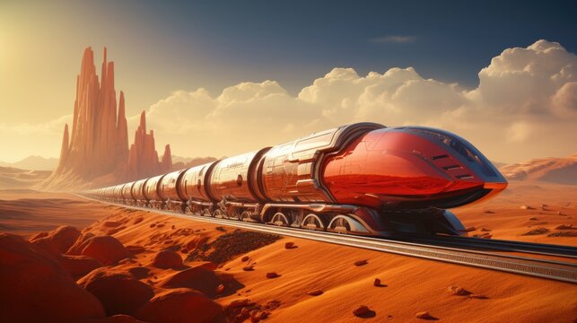 Hyperloop cargo transportation