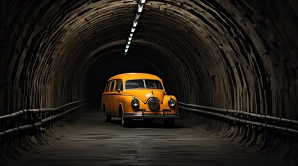 Underground tunnel car