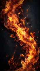 Photo illustration of smoldering embers 4