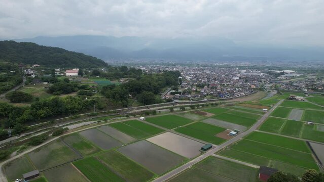 市川三郷_農村_田んぼ