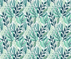 seamless green  pattern