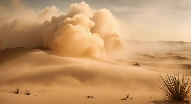 desert sand storm, desert background
