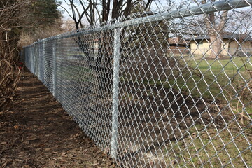 Backyard Chain Link Fence