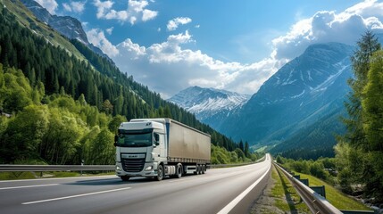 Traversing the Mountains: A Truck Driver's Adventure on the Road