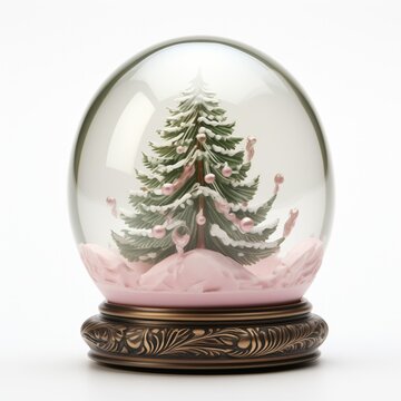 Captivating Clear Glass Egg-Shaped Snow Globe: A Blank Canvas for Your Imagination