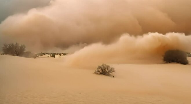 desert sand storm, desert background