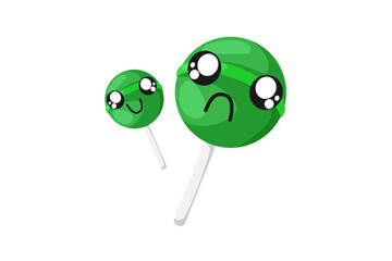 Cute Candy Funny Sticker Design