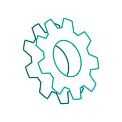 Awesome Gear Logo Design vector