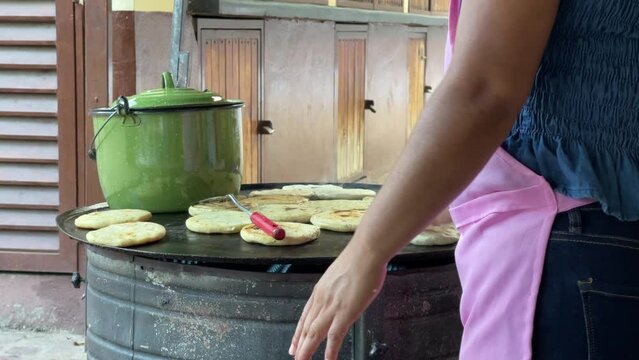 Authentic mexican food called "gorditas"