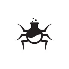 spider lab logo design icon simple.