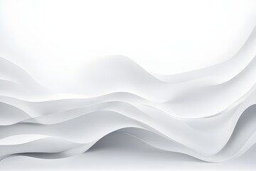 White abstract wavy background 