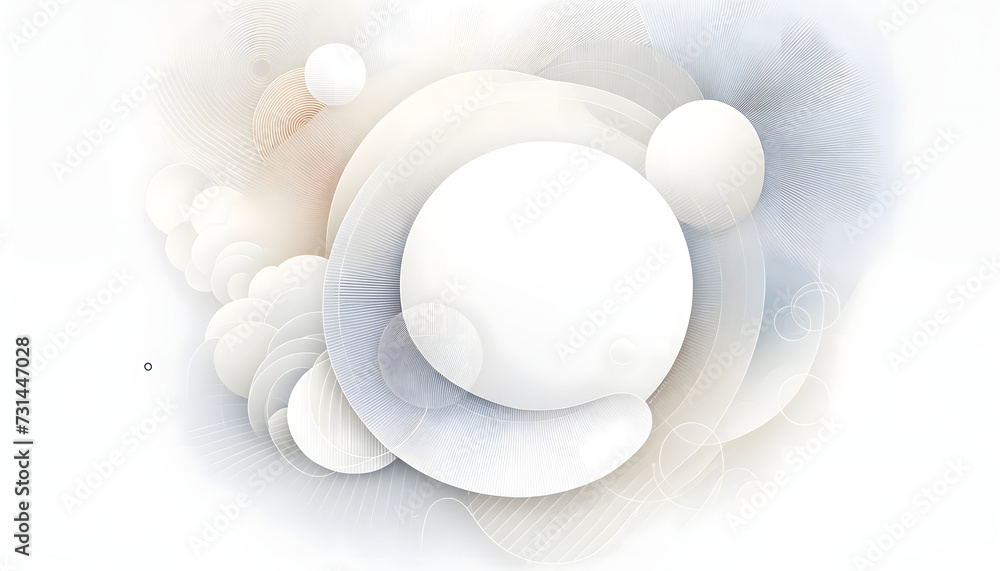 Aufkleber white color abstract background created with subtle gradients, light textures, and minimalistic patt