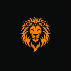 ベクターデザインのライオンのロゴ。黒の背景の動物のロゴ。アイコン。シンボル。
Vector design lion logo. Animal logo on black background. Icon. Symbol. [Generative AI]