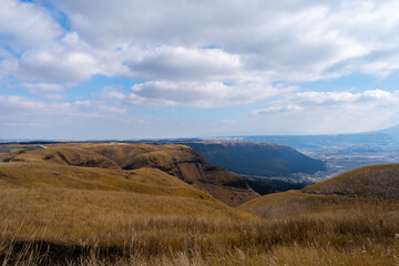 熊本阿蘇　大観峰からの風景
